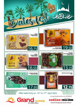 Dates Fest - Grand Hyper Al Khail Mall