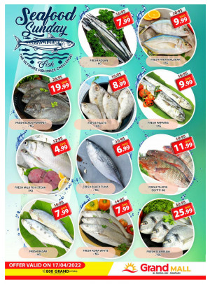 Seafood Sunday - Grand Mall Sharjah