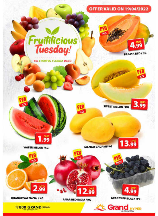 Fruitilicious Tuesday - Grand Hyper Al Khail Mall