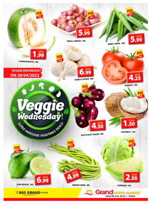 Veggie Wednesday - Grand Hypermarket Jebel Ali