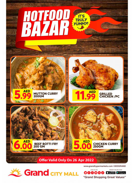 Hot Food Bazar - Grand City Mall