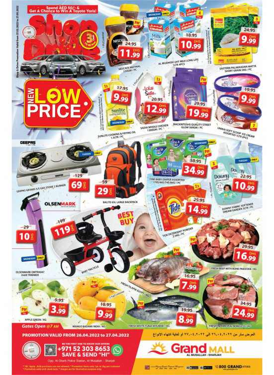 Shop & Drive - Grand Mall Sharjah