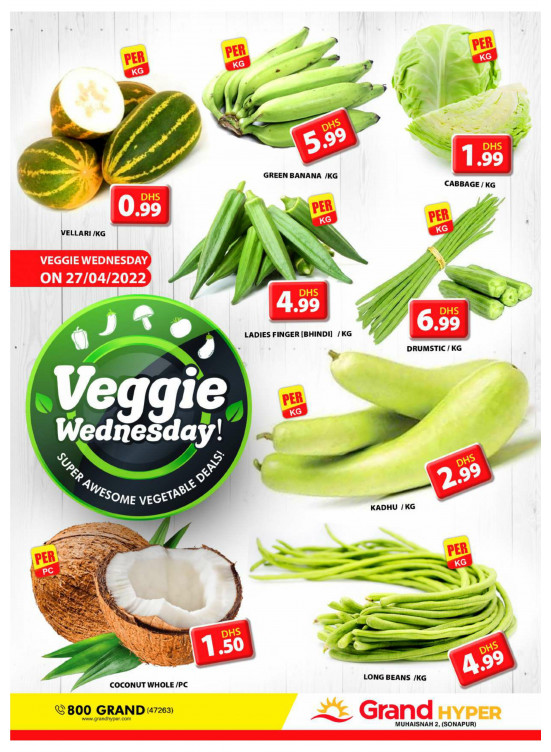 Veggie Wednesday - Grand Hyper Muhaisnah