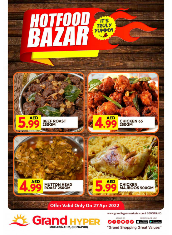 Hot Food Bazar - Grand Hyper Muhaisnah