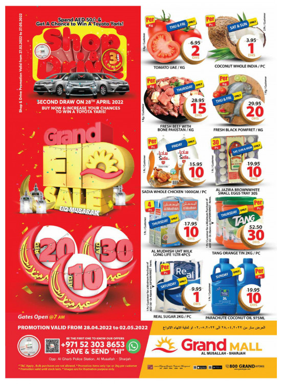 Grand Eid Sale - Grand Mall Sharjah