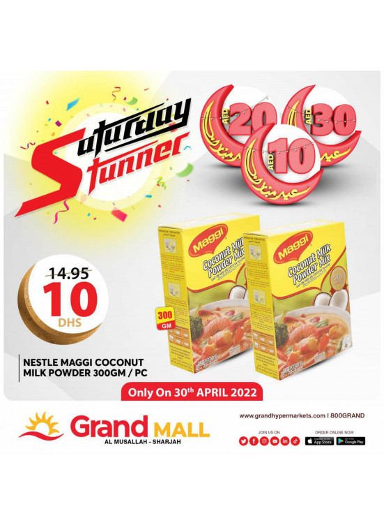 Saturday Offers - Grand Mall Sharjah