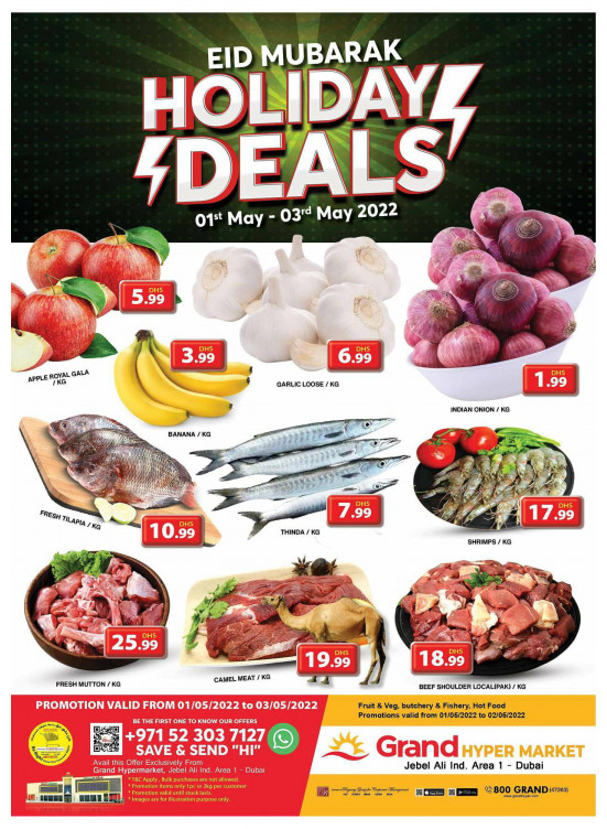 Holiday Deals - Grand Hypermarket Jebel Ali