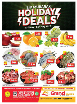 Holiday Deals - Grand Hyper Al Khail Mall