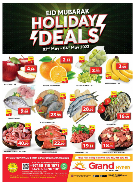 Holiday Deals - Grand Hyper Al Khail Mall