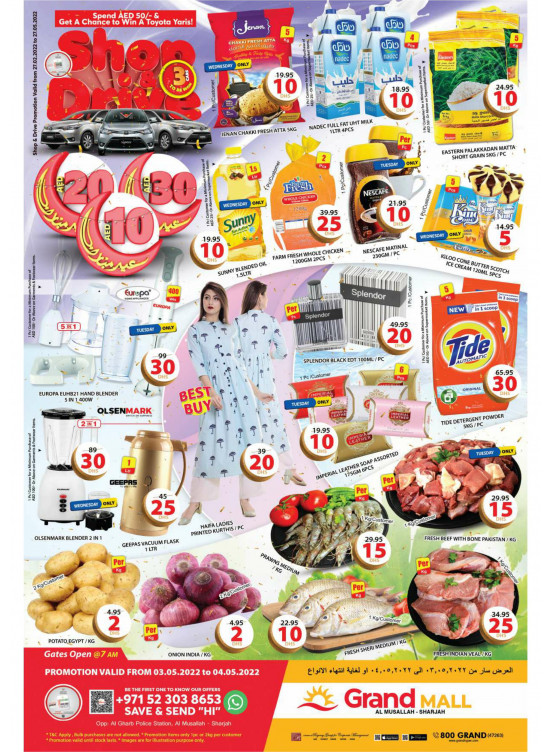 Shop & Drive - Grand Mall Sharjah