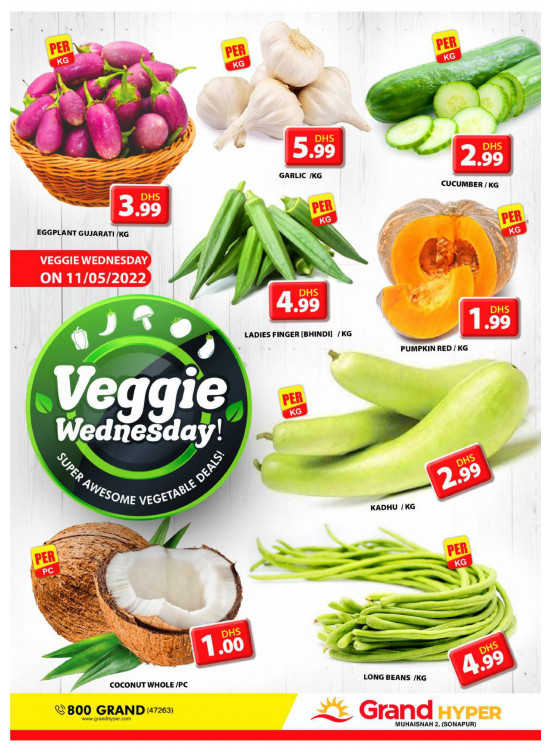 Veggie Wednesday - Grand Hyper Muhaisnah