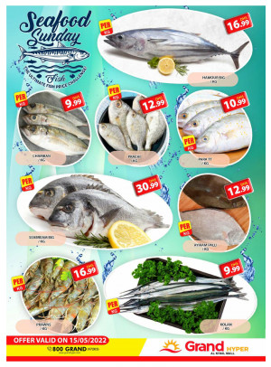 Seafood Sunday - Grand Hyper Al Khail Mall