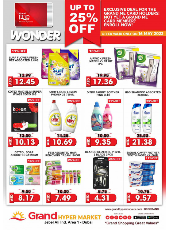 Wonder Deals - Grand Hypermarket Jebel Ali