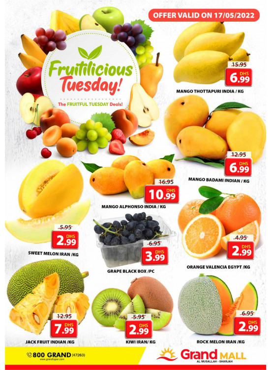 Fruitilicious Tuesday - Grand Mall Sharjah