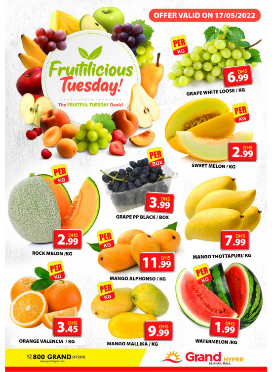 Fruitilicious Tuesday - Grand Hyper Al Khail Mall