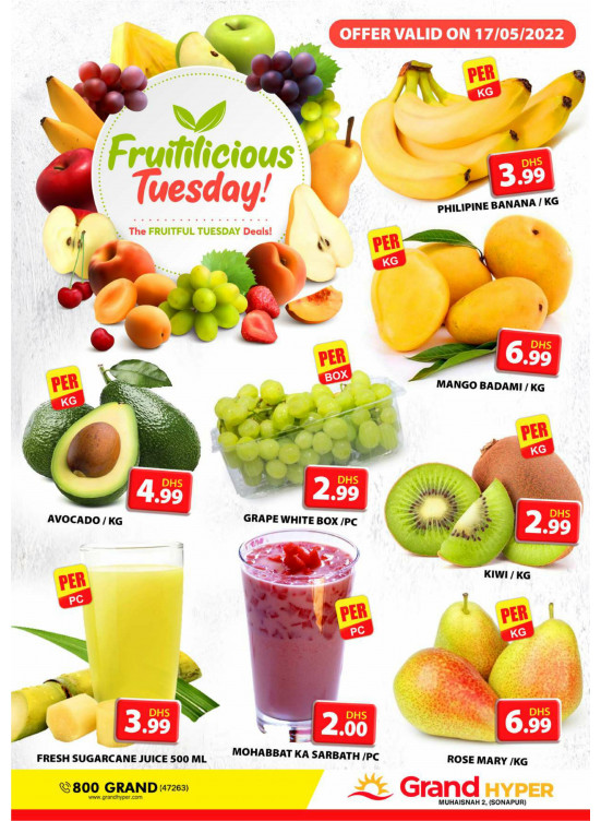 Fruitilicious Tuesday - Grand Hyper Muhaisnah