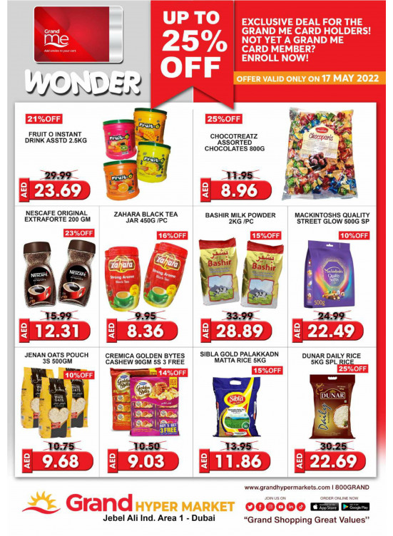 Wonder Deals - Grand Hypermarket Jebel Ali