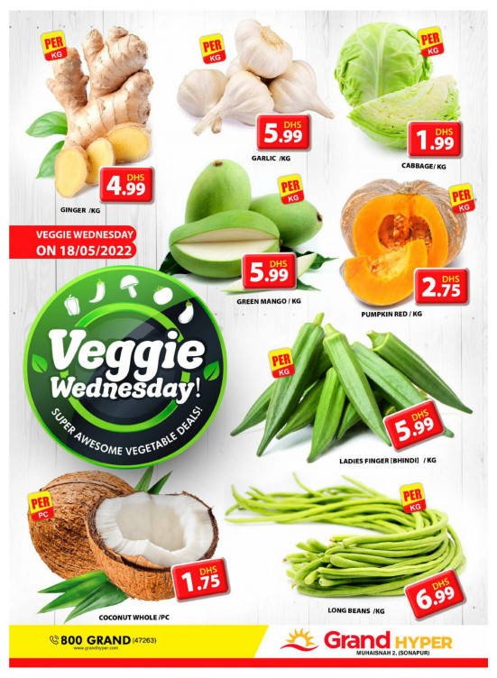 Veggie Wednesday - Grand Hyper Muhaisnah