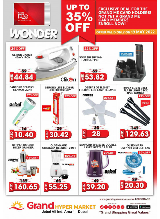 Wonder Deals - Grand Hypermarket Jebel Ali