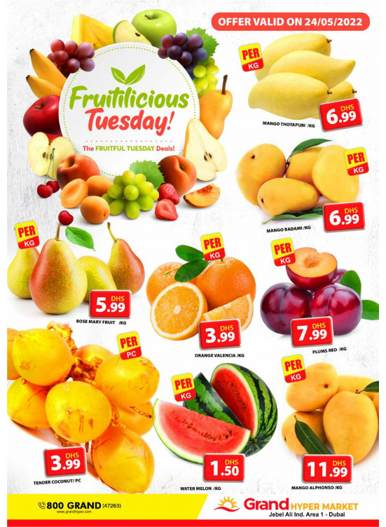 Fruitilicious Tuesday - Grand Hypermarket Jebel Ali