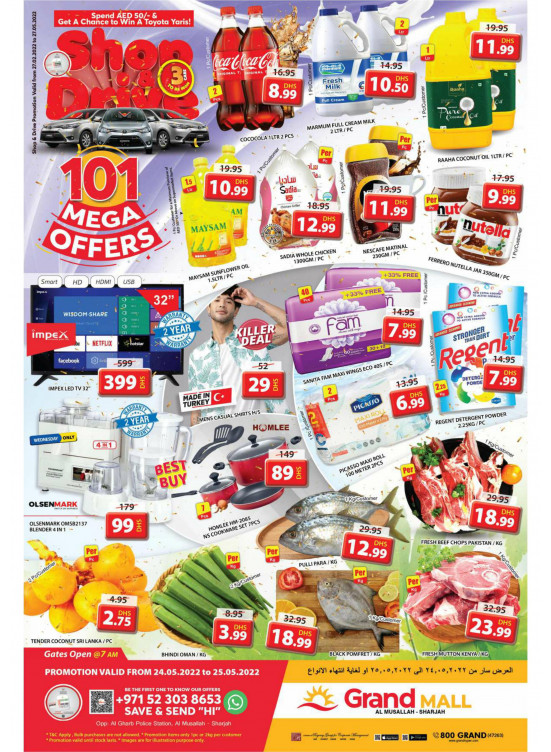 Shop & Drive - Grand Mall Sharjah