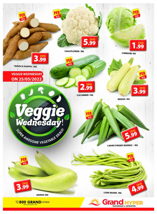 Veggie Wednesday - Grand Hyper Muhaisnah