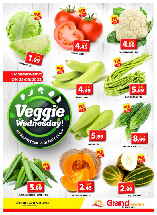 Veggie Wednesday - Grand Hyper Al khail Mall