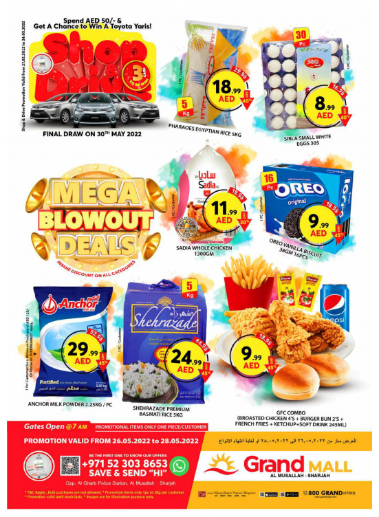 Shop & Drive - Grand Mall Sharjah