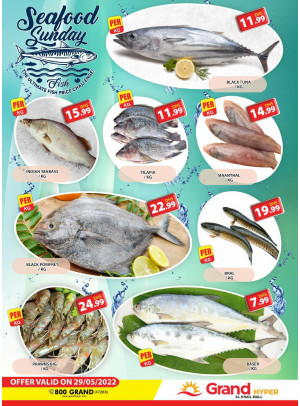 Seafood Sunday - Grand Hyper Al Khail Mall