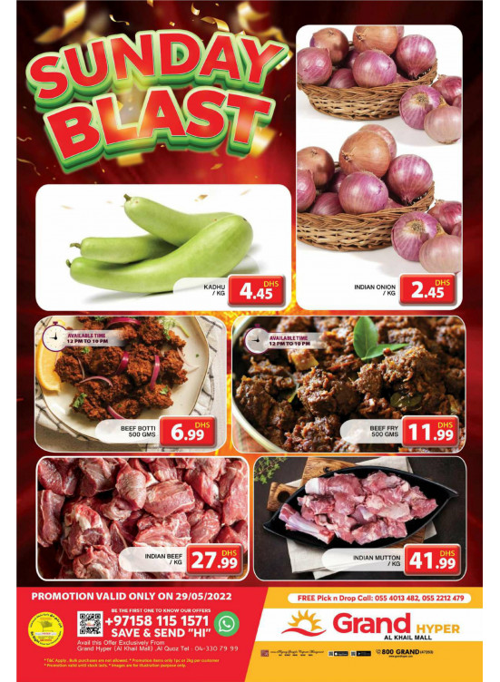 Sunday Blast - Grand Hyper Al Khail Mall