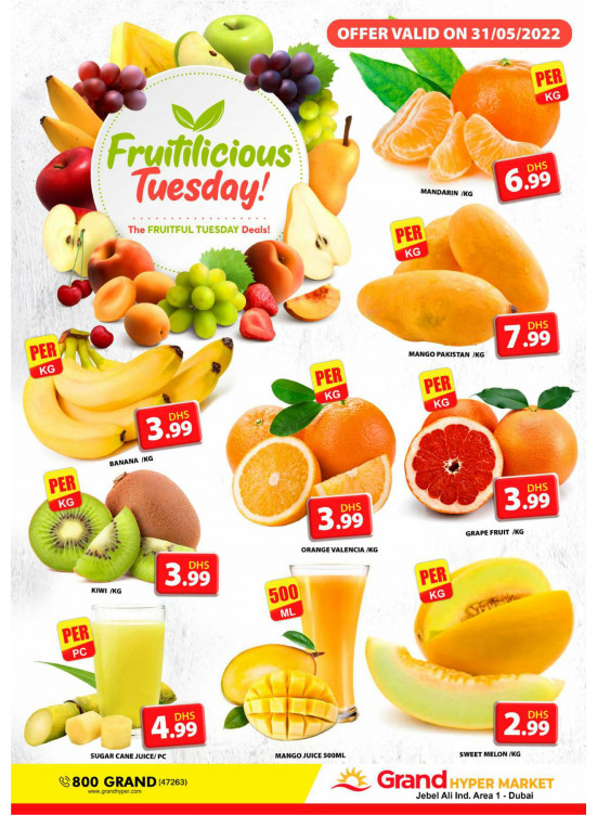Fruitilicious Tuesday - Grand Hypermarket Jebel Ali
