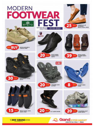 Modern Footwear Fest - Grand Hypermarket Jebel Ali