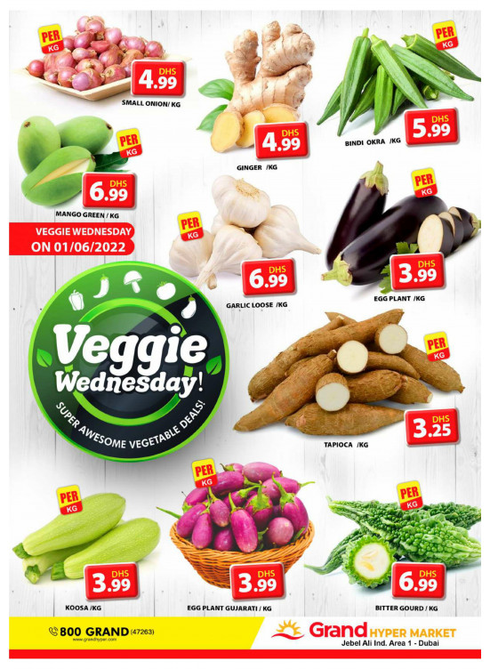 Veggie Wednesday - Grand Hypermarket Jebel Ali