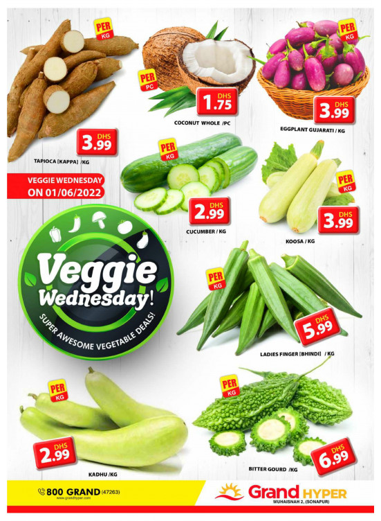 Veggie Wednesday - Grand Hyper Muhaisnah