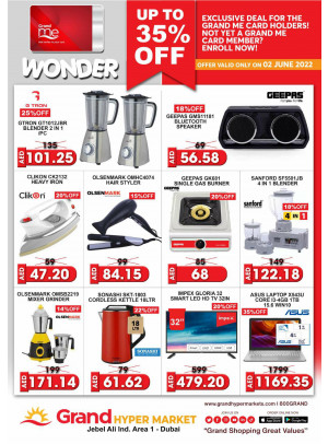 Wonder Deals - Grand Hypermarket Jebel Ali