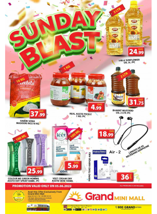 Sunday Blast - Grand Mini Mall