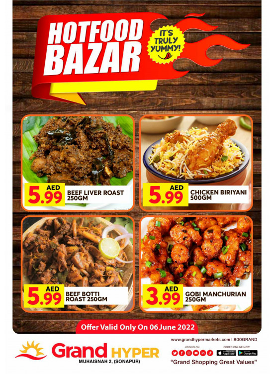 Hot Food Bazar - Grand Hyper Muhaisnah