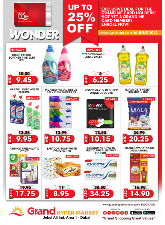 Wonder Deals - Grand Hypermarket Jebel Ali