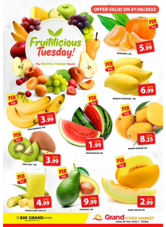 Fruitilicious Tuesday - Grand Hypermarket Jebel Ali