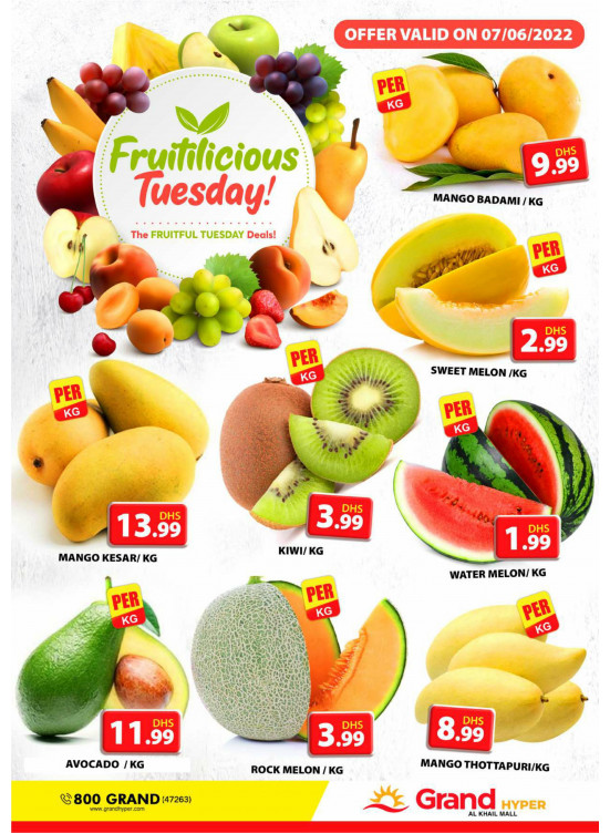 Fruitilicious Tuesday - Grand Hyper Al Khail Mall