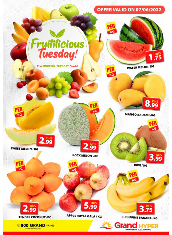 Fruitilicious Tuesday - Grand Hyper Muhaisnah