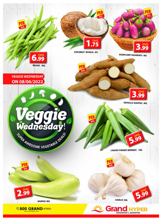 Veggie Wednesday - Grand Hyper Muhaisnah