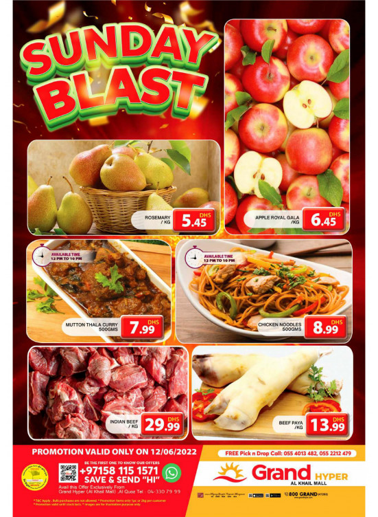 Sunday Blast - Grand Hyper Al Khail Mall