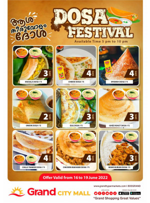 Dosa Festival - Grand City Mall