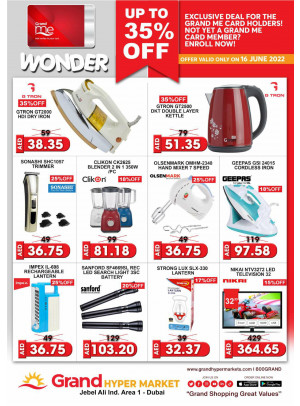 Wonder Deals - Grand Hypermarket Jebel Ali