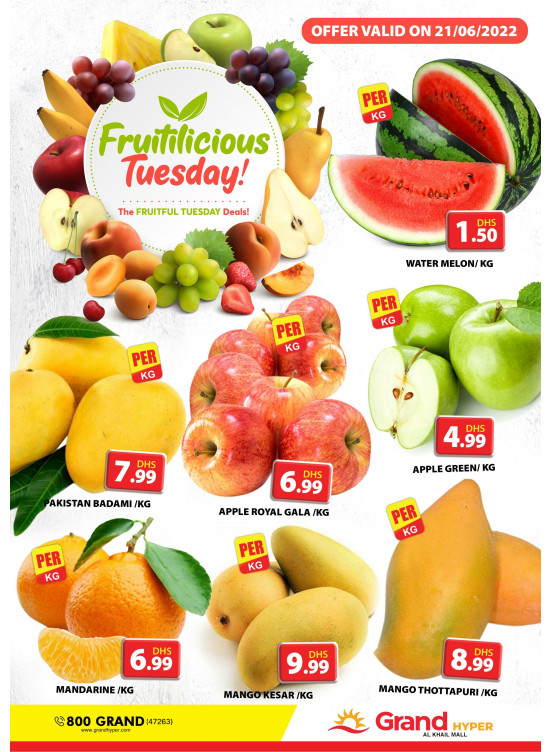 Fruitilicious Tuesday - Grand Hyper Al Khail Mall