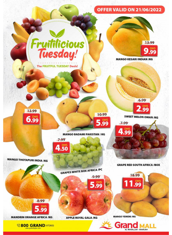 Fruitilicious Tuesday - Grand Mall Sharjah