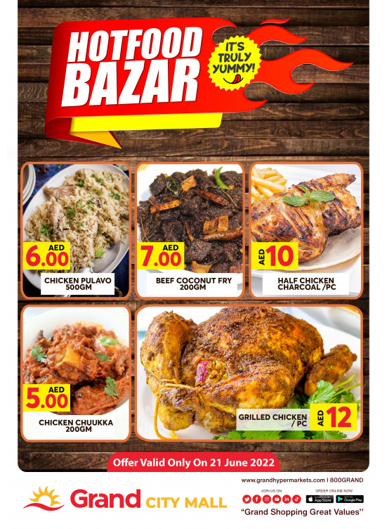 Hot Food Bazar - Grand City Mall