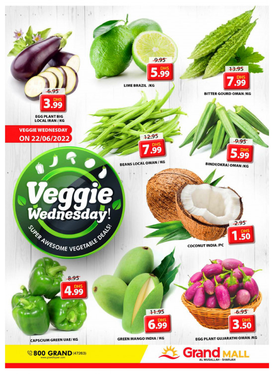 Veggie Wednesday - Grand Mall Sharjah