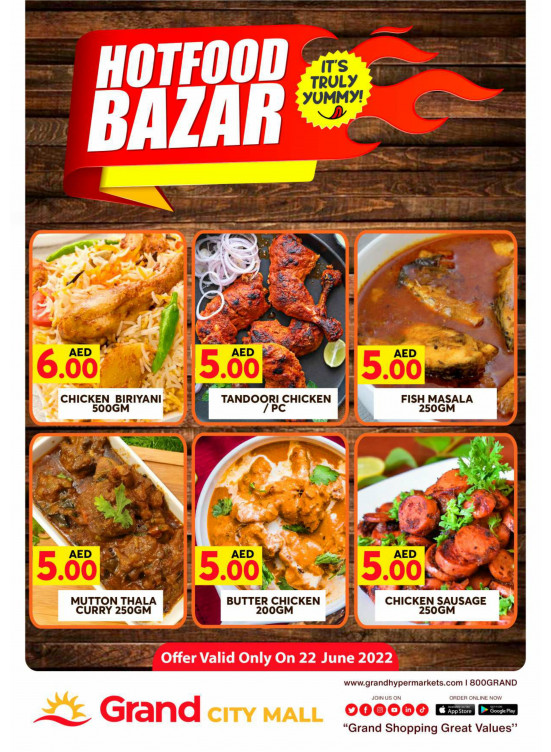 Hot Food Bazar - Grand City Mall